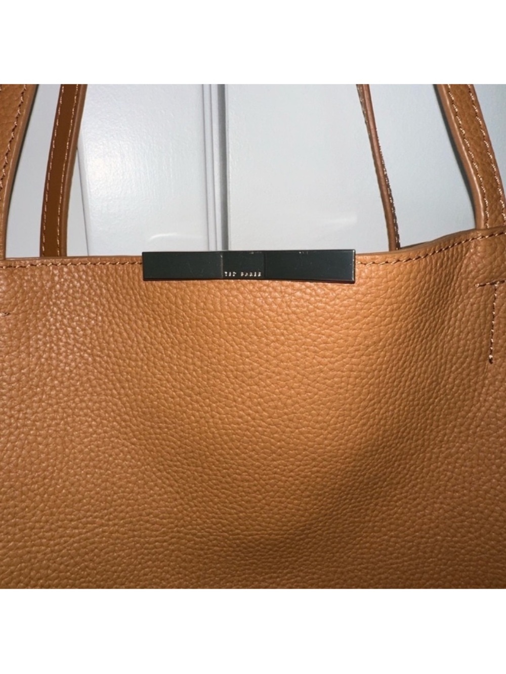 Ted Baker Clarika Pebbled Leather Tote | Designer Shop Bag | Luxury | Everyday - Picture 8 of 9